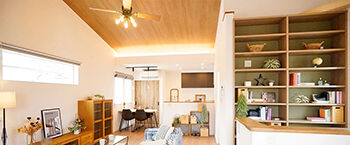 アイフルホーム/シリウスEHC 【2000万円～2499万円／32.5坪／4LDK】2階リビングとスカイバルコニーで、明るく開放的に暮らせる家の建築実例画像3