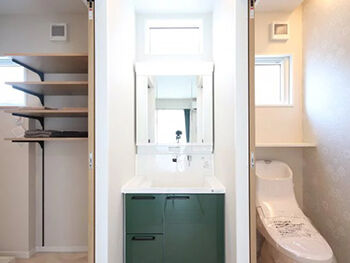 アイフルホーム/シリウスEHC 【1500万円～1999万円／29.3坪／3LDK】グリーンがアクセント！暮らしやすさいっぱいの家の建築実例画像6