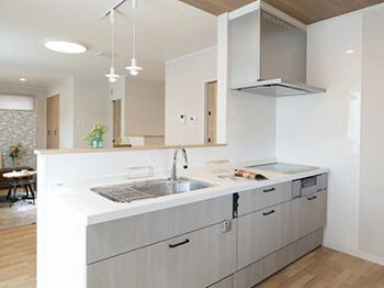 アイフルホーム/シリウスEHC 【2000～2499万円／32.1坪／4LDK】ノーカーテンでも人目を気にしないスカイロジアと2階リビングのある家の建築実例画像2