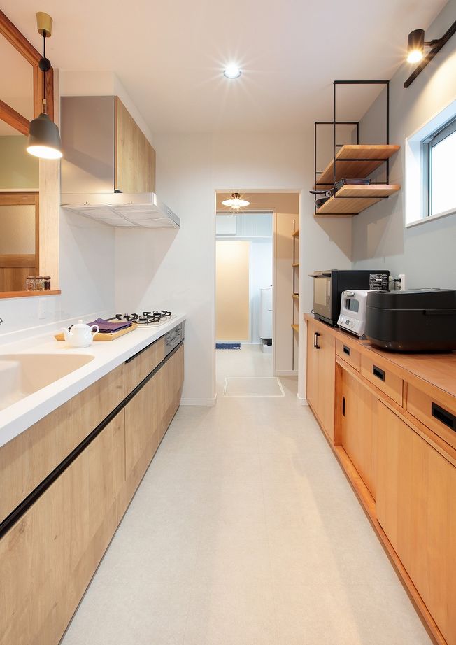 こころ建築設計 【平屋/間取り有】勾配を付けた天井が、平屋とは思えない程の開放感を生み出す住まいの建築実例画像5