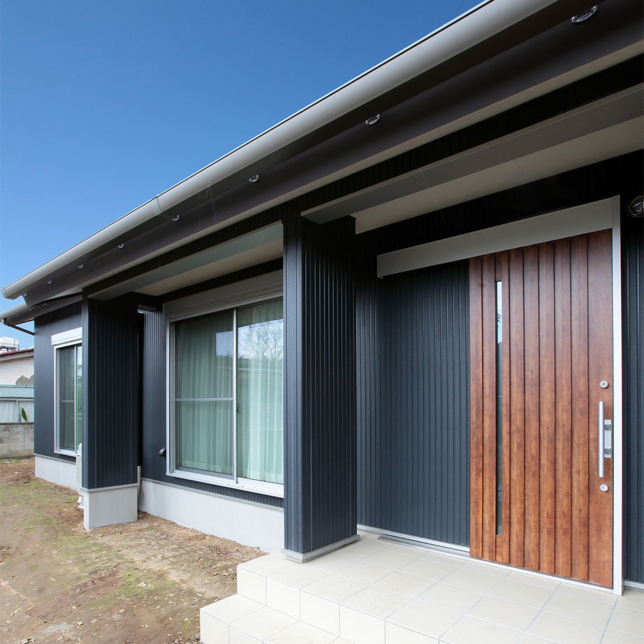 こころ建築設計 【平屋/間取り有】勾配を付けた天井が、平屋とは思えない程の開放感を生み出す住まいの建築実例画像10