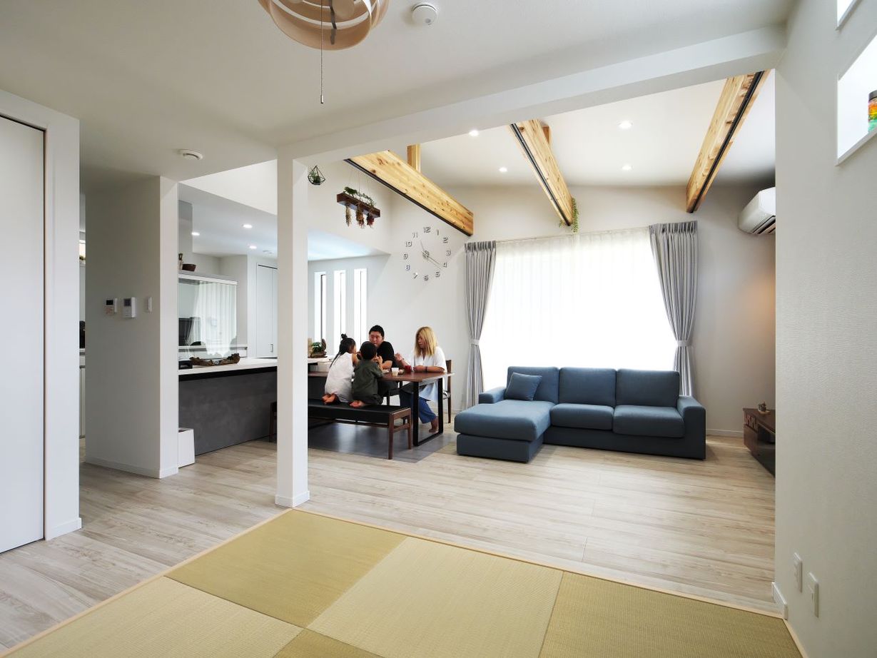 沖田工務店 【大阪府｜1000万円台|間取り有】エアコンに頼らなくていい快適性能。広々LDKや防音室も実現の建築実例画像4