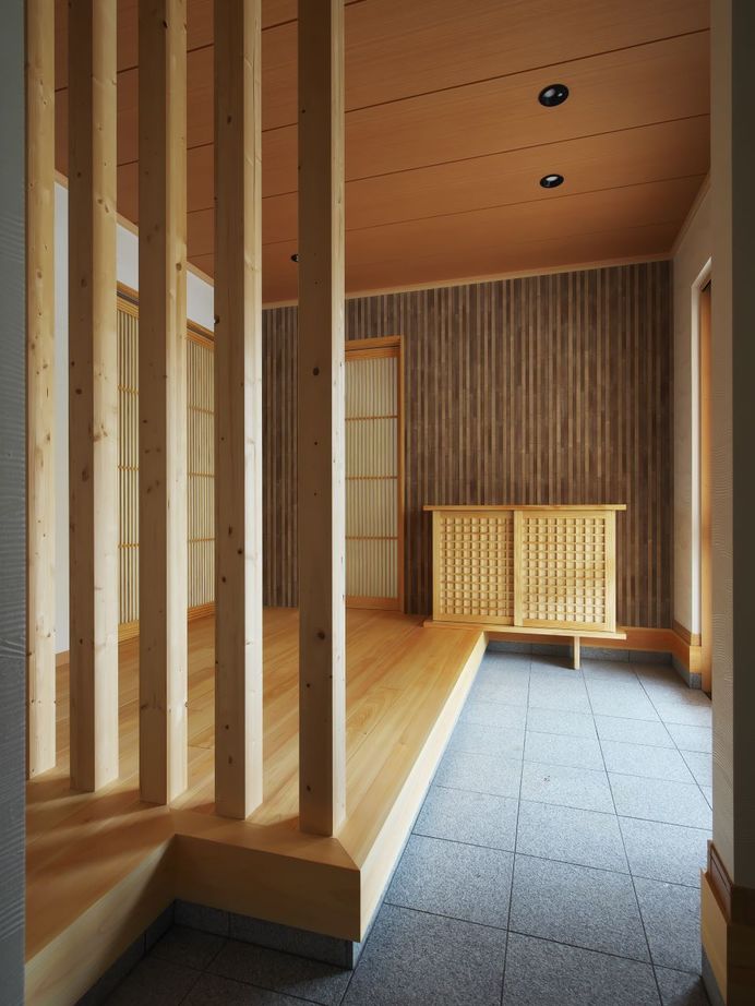 沖田工務店 【寝屋川市｜間取り】高気密・高断熱の長期優良住宅を純和風の佇まいで実現。贅を尽くした造作もたっぷりの建築実例画像9