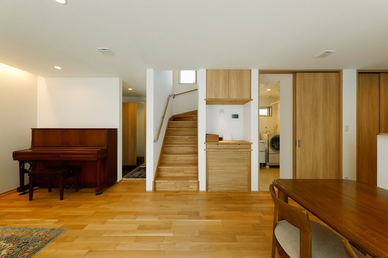 山崎建設 【船橋市/3000万円台/間取り図有り】夏も冬も快適な室内温度を保つ、こだわりの空調設備がある住まいの建築実例画像5