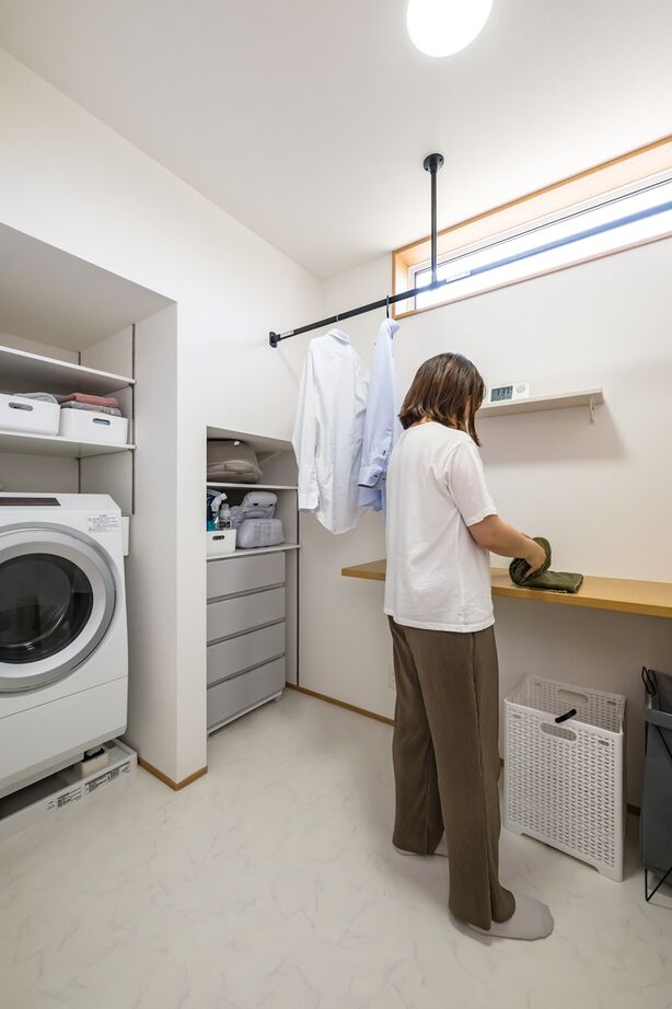 山崎建設 【3000万円台/間取り図有り】子育て世帯が快適に暮らせる工夫が詰まったナチュラルテイストの家の建築実例画像6