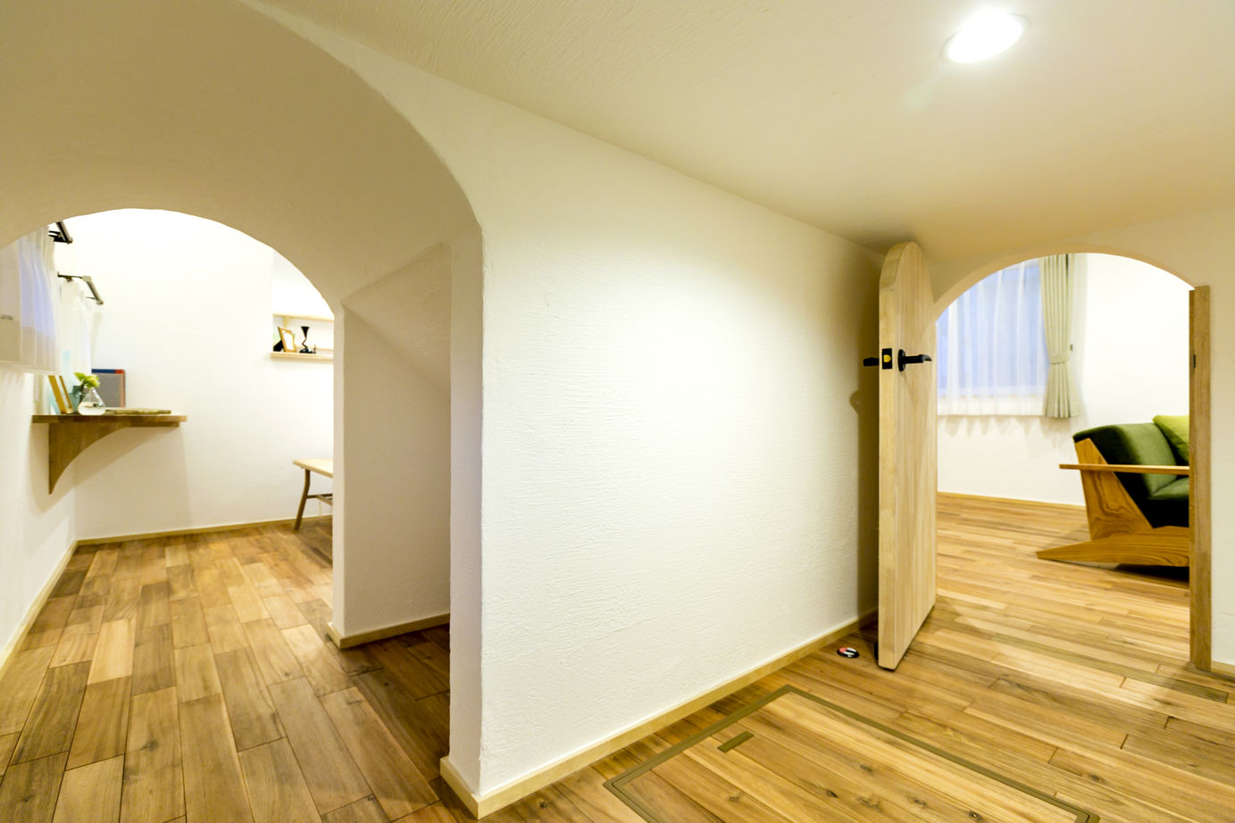 無添加住宅/東野建設工業 【紫波町/2000万円台/塗り壁/無垢材/スキップフロア】秘密基地のようなワクワクがいっぱいの家の建築実例画像5