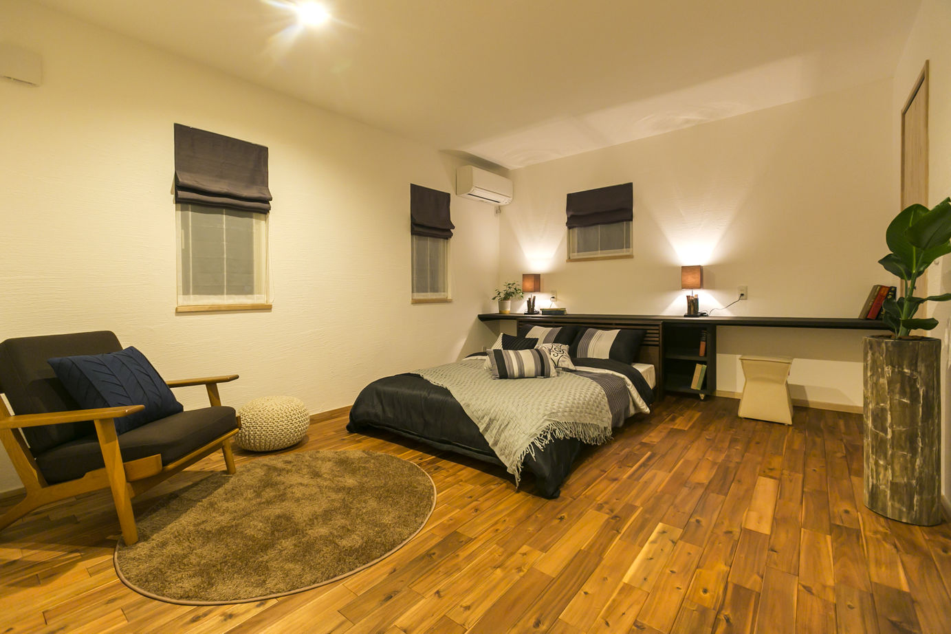 無添加住宅/東野建設工業 【岩手県/吹抜け/43坪/塗り壁/無垢材】思わず立ち止まる「最高級」の住まいの建築実例画像3