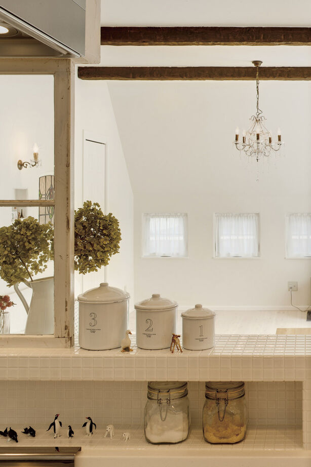 フラワーホーム 【1530万円/自然素材/24.8坪狭小地/タイルキッチン】無垢床も塗り壁も！憧れのナチュラルハウスが予算内の建築実例画像5