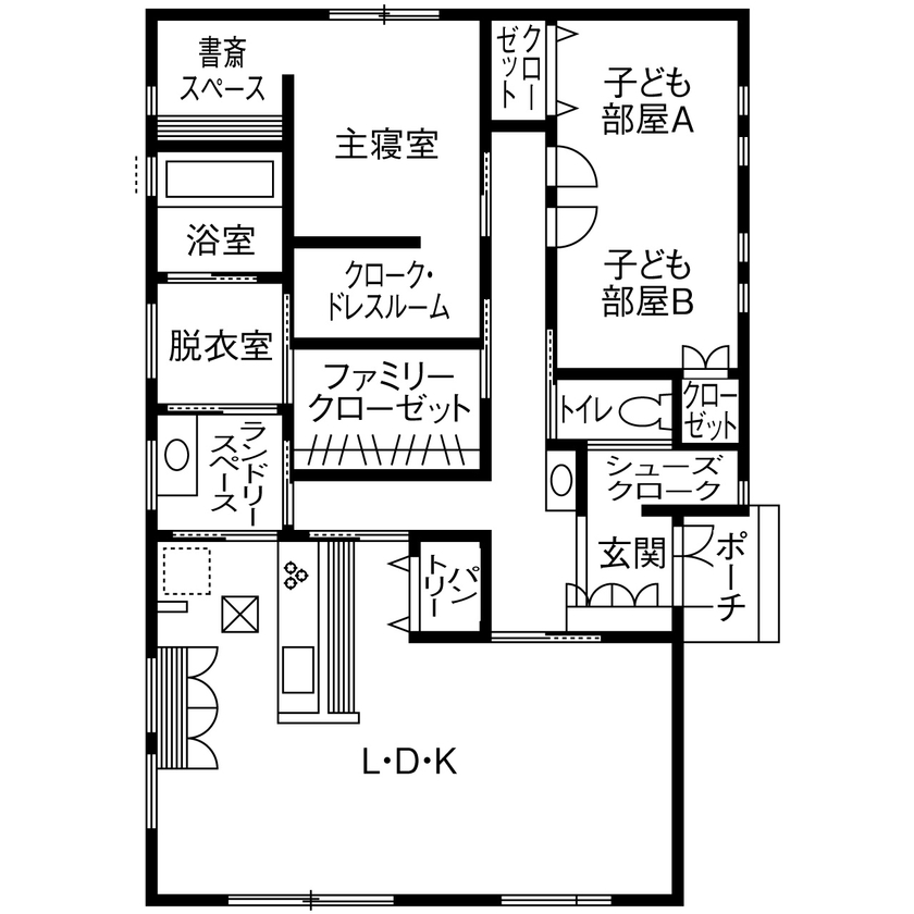 昭和建設 【1900万円台で建てた家／間取り図有／平屋】住み続けるor次世代に譲るor貸す。選択肢が広がる価値ある家をの間取り図（3LDK対応）1階