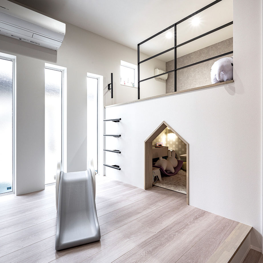 昭和建設 【2400万円台で建てた家／間取り図有／平屋】「ありきたり」では満足できない、独創的なデザインハウスの建築実例画像5