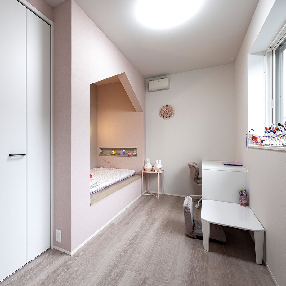 昭和建設 【2400万円台で建てた家／間取り図有／平屋】「ありきたり」では満足できない、独創的なデザインハウスの建築実例画像7