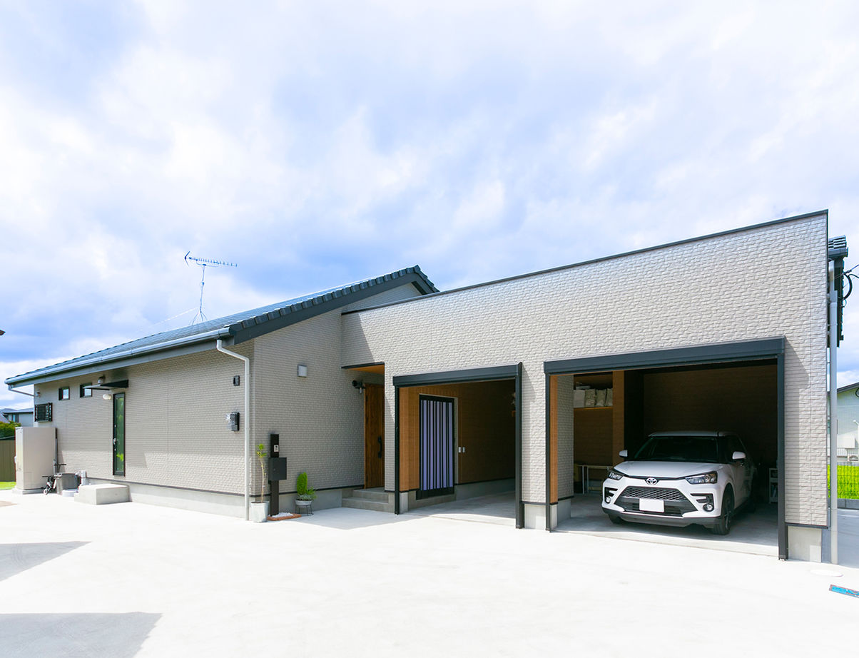 昭和建設 【2260万円で建てた家／間取り図有】大切な家族がいつもすぐそばに。コンパクトでも丁度いい平屋の建築実例画像1