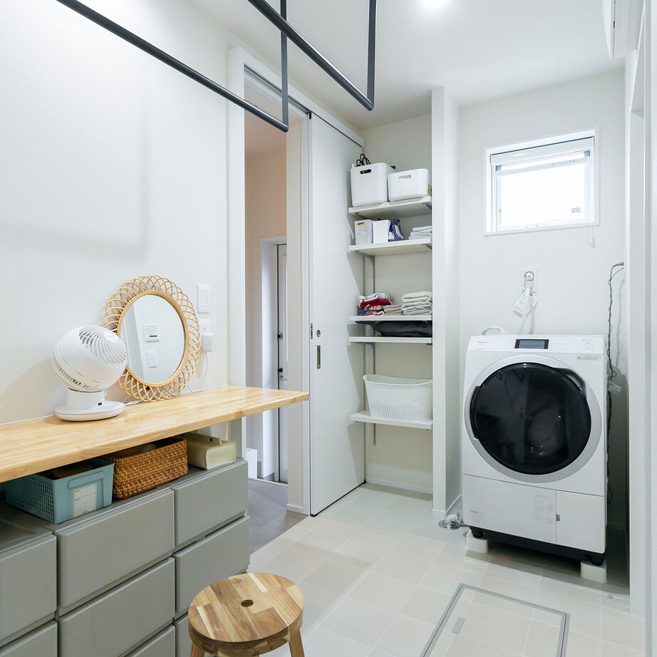 昭和建設 【間取り図有】家事のひと手間を減らせる水まわりのアイデアが光る。美しく、快適に、楽しく暮らす家の建築実例画像7