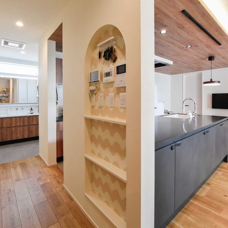 昭和建設 【2000万円～2499万円で建てた家／間取り図有／平屋】吹き抜けのある27畳のLDKと回遊動線が魅力！の建築実例画像5