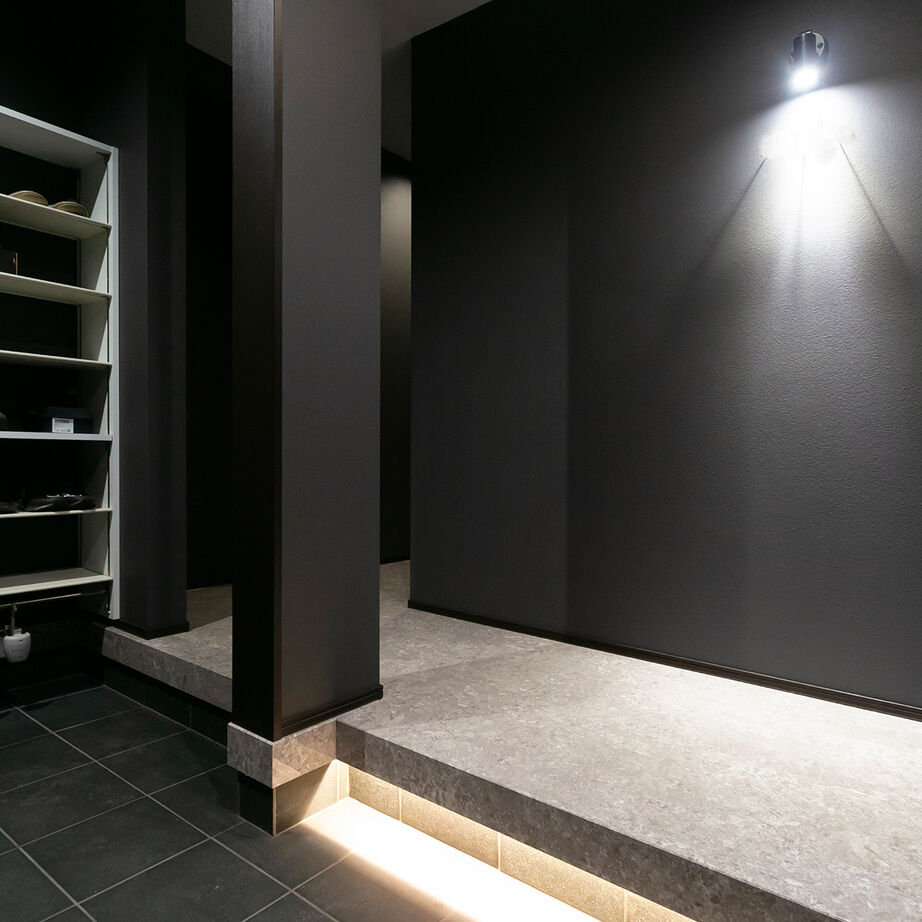 昭和建設 【2000万円～2499万円で建てた家／20代／間取り図有】間接照明を効かせたラグジュアリーな雰囲気の平屋の建築実例画像3