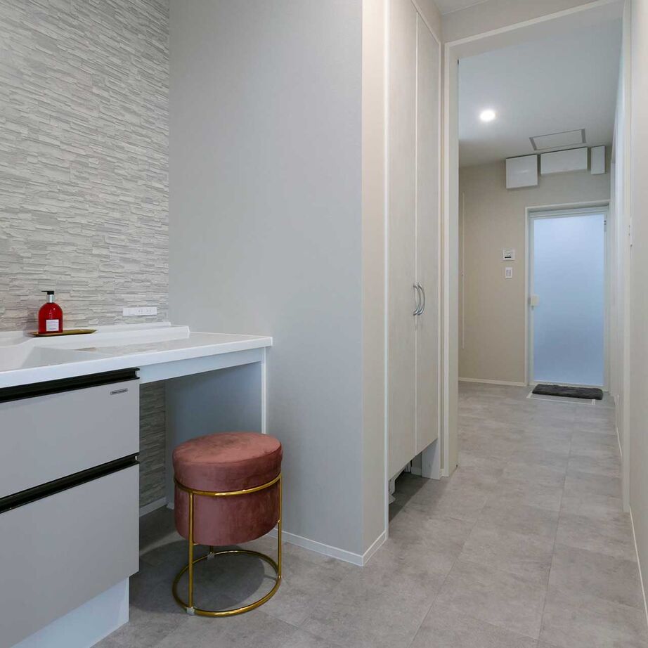 昭和建設 【2800万円台で建てた家／間取り図有】生活感を見せずに美しく暮らす、ホテルライクな住空間の建築実例画像6