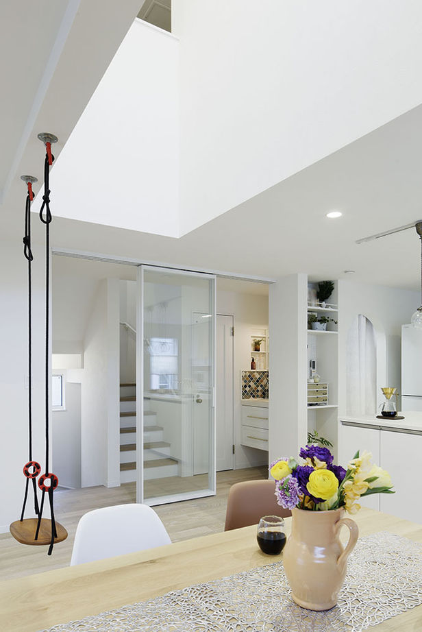 僕らの家 【二世帯／3階建て／2階リビング／間取り】家族のつながりを感じる「ブランコのある家」の建築実例画像5