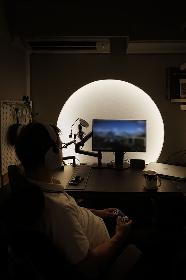 僕らの家 【ホテルライク／収納充実／ビルトインガレージ】デザインと機能性を両立。陰影が美しい2階リビングの家の建築実例画像4