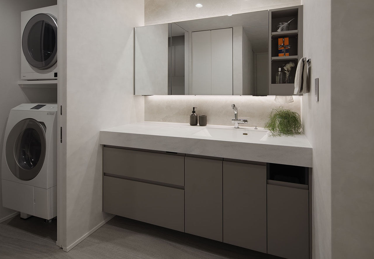 僕らの家 【ホテルライク／収納充実／ビルトインガレージ】デザインと機能性を両立。陰影が美しい2階リビングの家の建築実例画像10