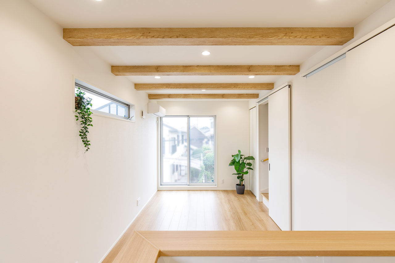 アトリエツバキ 一級建築士事務所 【1000万円台/狭小/間取り図】間口の狭い20.7坪の細長敷地に建つ音楽教室のある3階建ての建築実例画像7