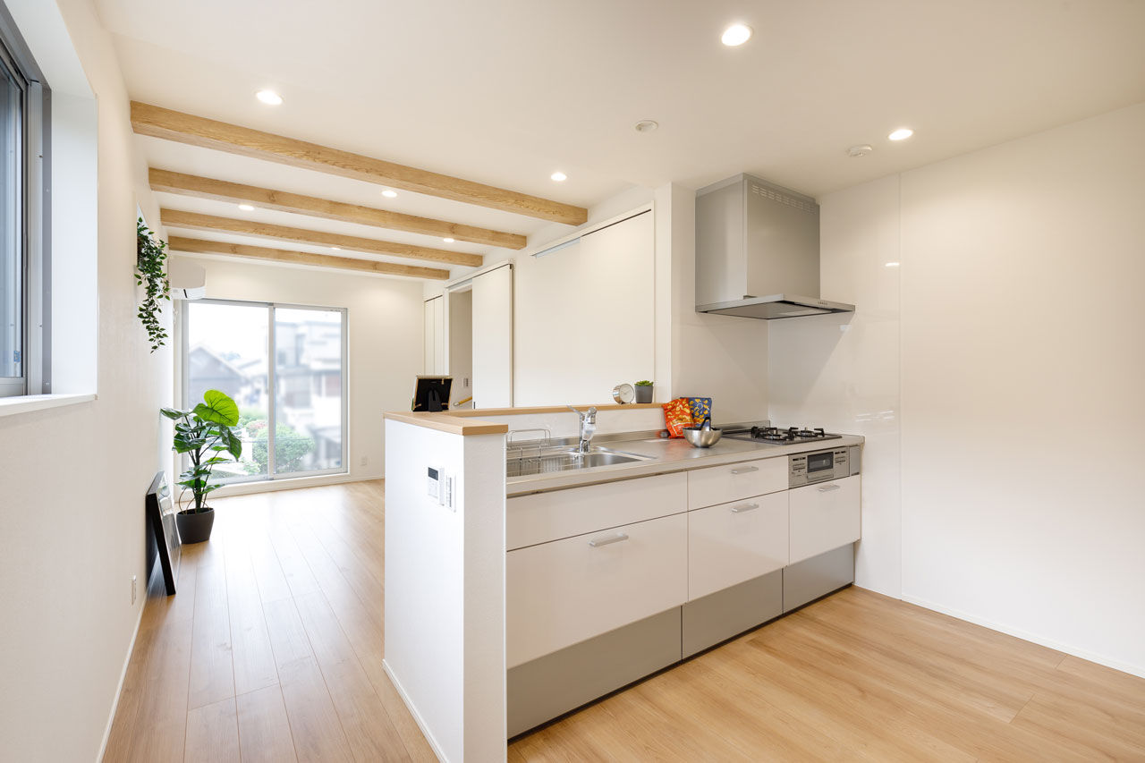 アトリエツバキ 一級建築士事務所 【1000万円台/狭小/間取り図】間口の狭い20.7坪の細長敷地に建つ音楽教室のある3階建ての建築実例画像8