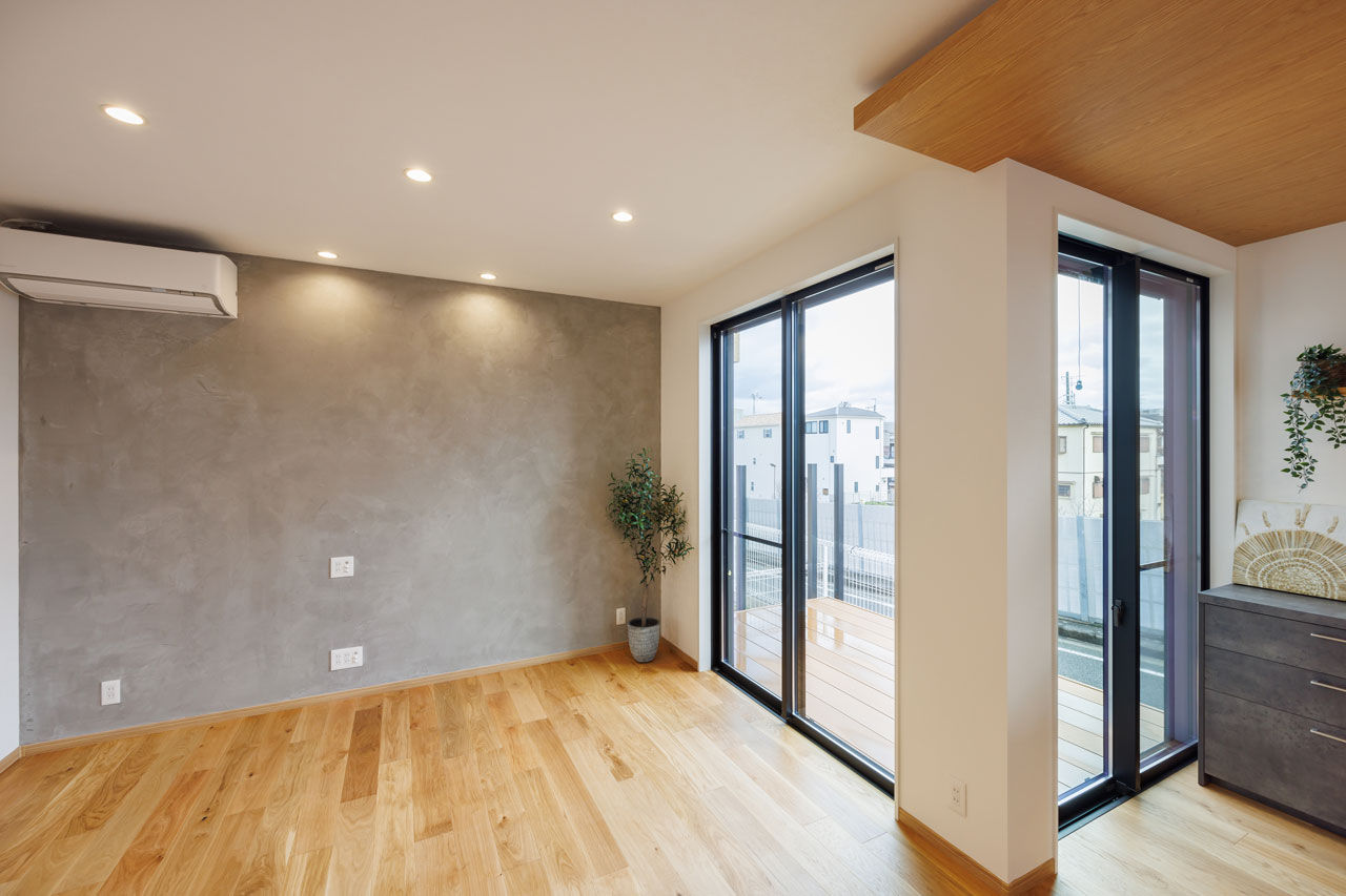 アトリエツバキ 一級建築士事務所 【1000万円台/間取り図】憧れのアイランドキッチンを置いたかっこいいとナチュラルが共存する家の建築実例画像3