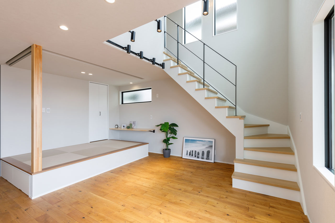 アトリエツバキ 一級建築士事務所 【1000万円台/間取り図】料理も音楽もとことん楽しめる27畳のテラスから絶景を眺められる家の建築実例画像3