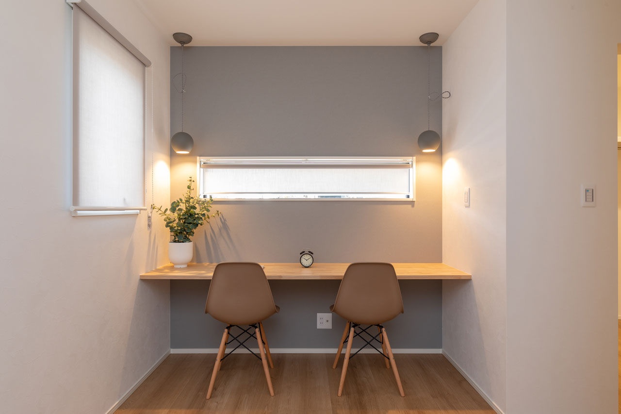 アトリエツバキ 一級建築士事務所 【1000万円台/狭小/20坪台/間取り図】25.6坪の狭小地で20帖以上のLDKを実現したナチュラルハウスの建築実例画像9