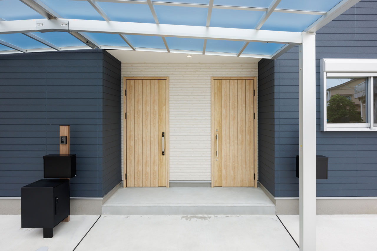 アトリエツバキ 一級建築士事務所 【2000万円台/二世帯/間取り図】事務所と住まい、それぞれの使いやすさにこだわった二世帯住宅の建築実例画像2