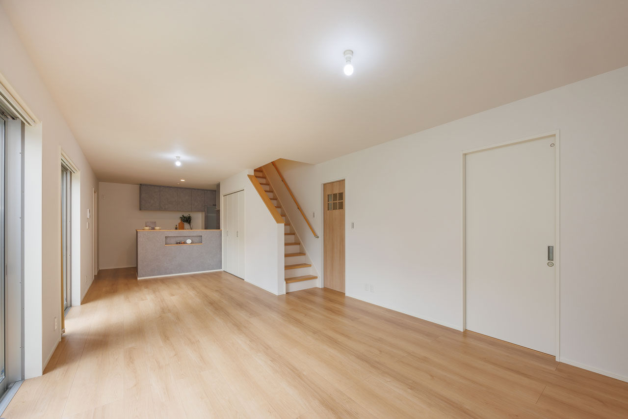 アトリエツバキ 一級建築士事務所 【2000万円台/二世帯/間取り図】事務所と住まい、それぞれの使いやすさにこだわった二世帯住宅の建築実例画像4