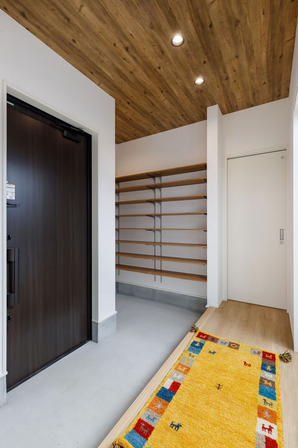 アトリエツバキ 一級建築士事務所 【～1500万円/狭小/20坪台/間取り図】中庭を中心とした回遊動線のコンパクトな平屋の建築実例画像9