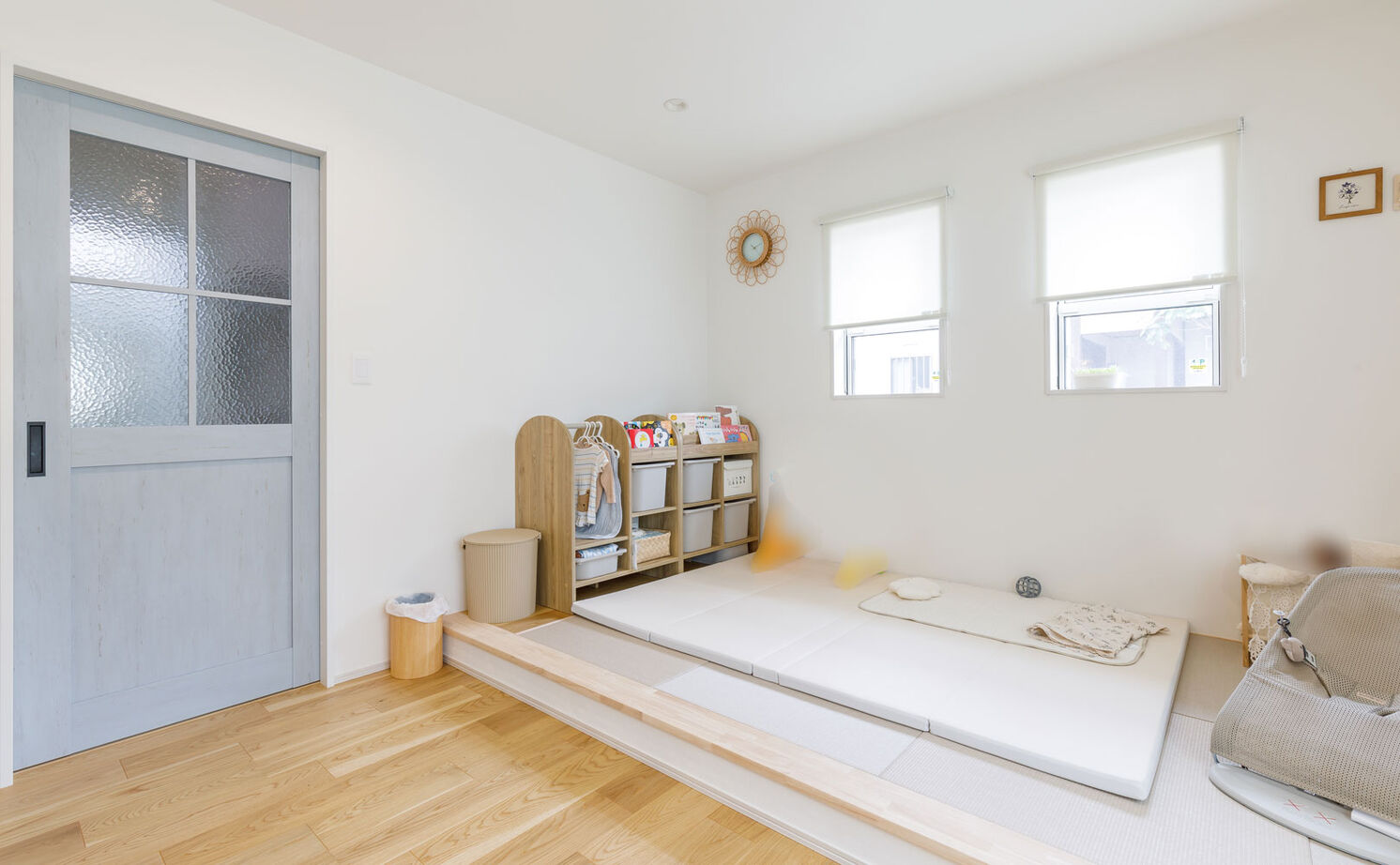 アトリエツバキ 一級建築士事務所 【1000万円台/間取り図】子育てしやすい間取りで快適に。カワイイに囲まれた30坪の家の建築実例画像7