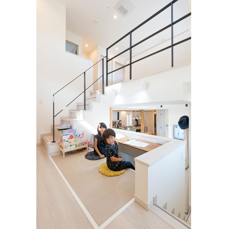 エヌハウス 【3000万円台/40坪台/吹き抜け/スキップフロア】高い対応力に大満足！デザインと住み心地の両立を実現の建築実例画像6