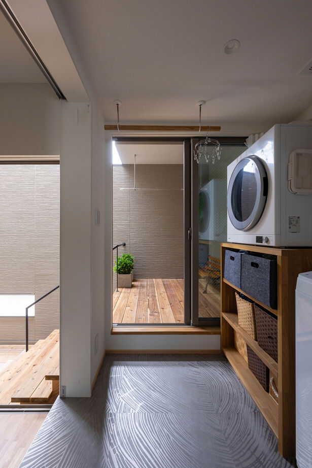 エアコーポレーション 【間取り図有｜3000万円台｜3LDK｜建築家と建てる｜浸水対策｜9層フロア構造】家・あそび場の建築実例画像8