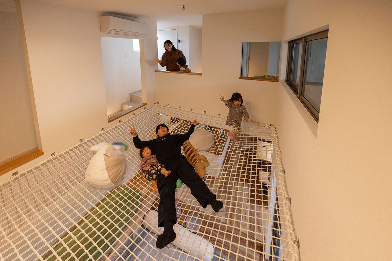 エアコーポレーション 【間取り図有｜3000万円台｜3LDK｜建築家と建てる｜浸水対策｜9層フロア構造】家・あそび場の建築実例画像9