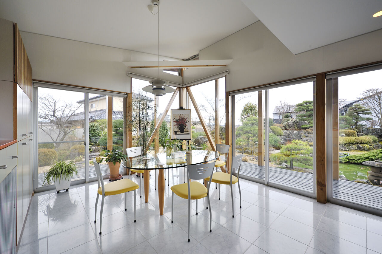 エアコーポレーション 【間取り図有｜4000万円台｜5LDK｜建築家と建てる｜和モダン】庭園を受け継いでいく、美しい水天宮の家の建築実例画像4