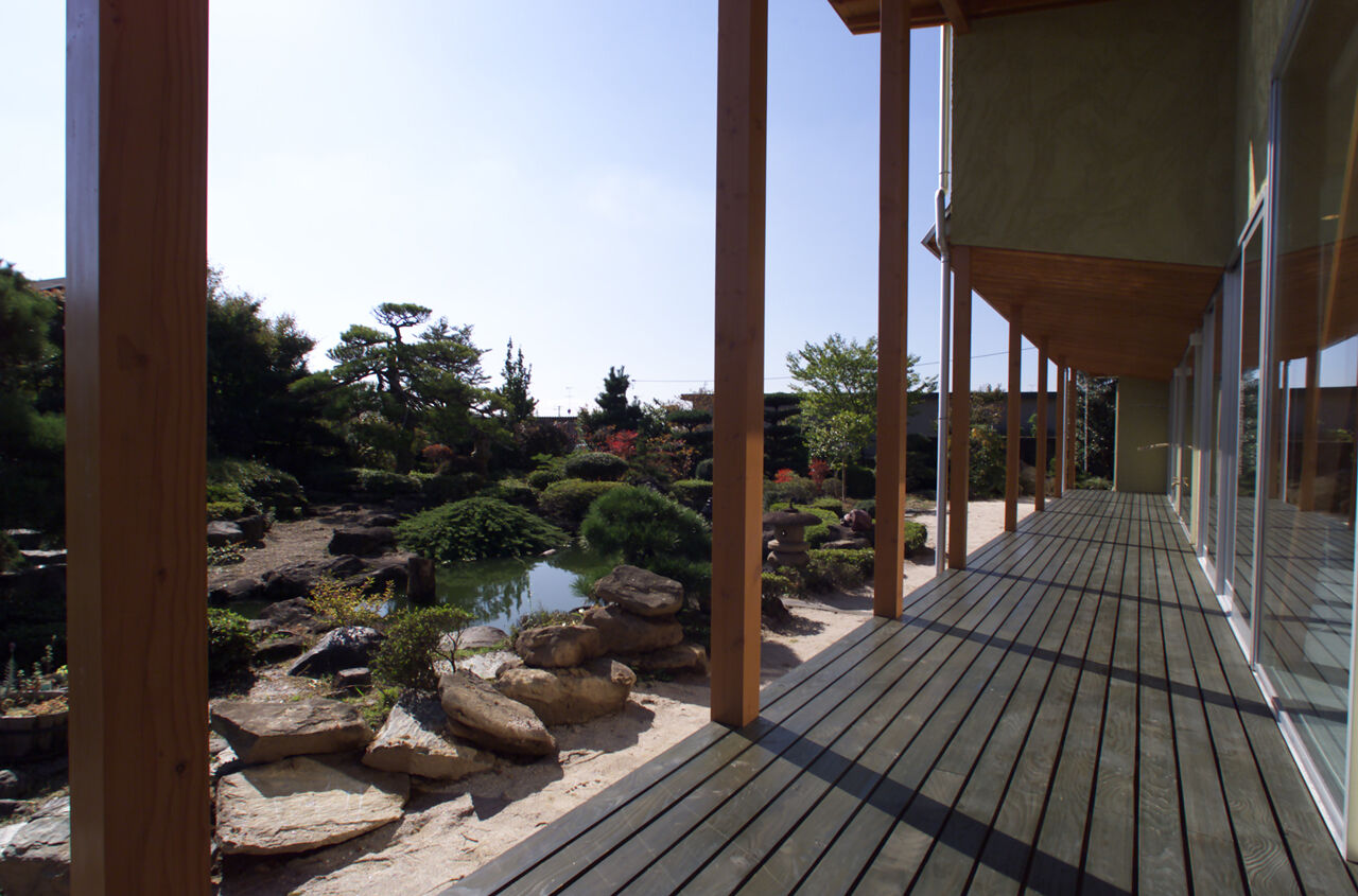 エアコーポレーション 【間取り図有｜4000万円台｜5LDK｜建築家と建てる｜和モダン】庭園を受け継いでいく、美しい水天宮の家の建築実例画像8