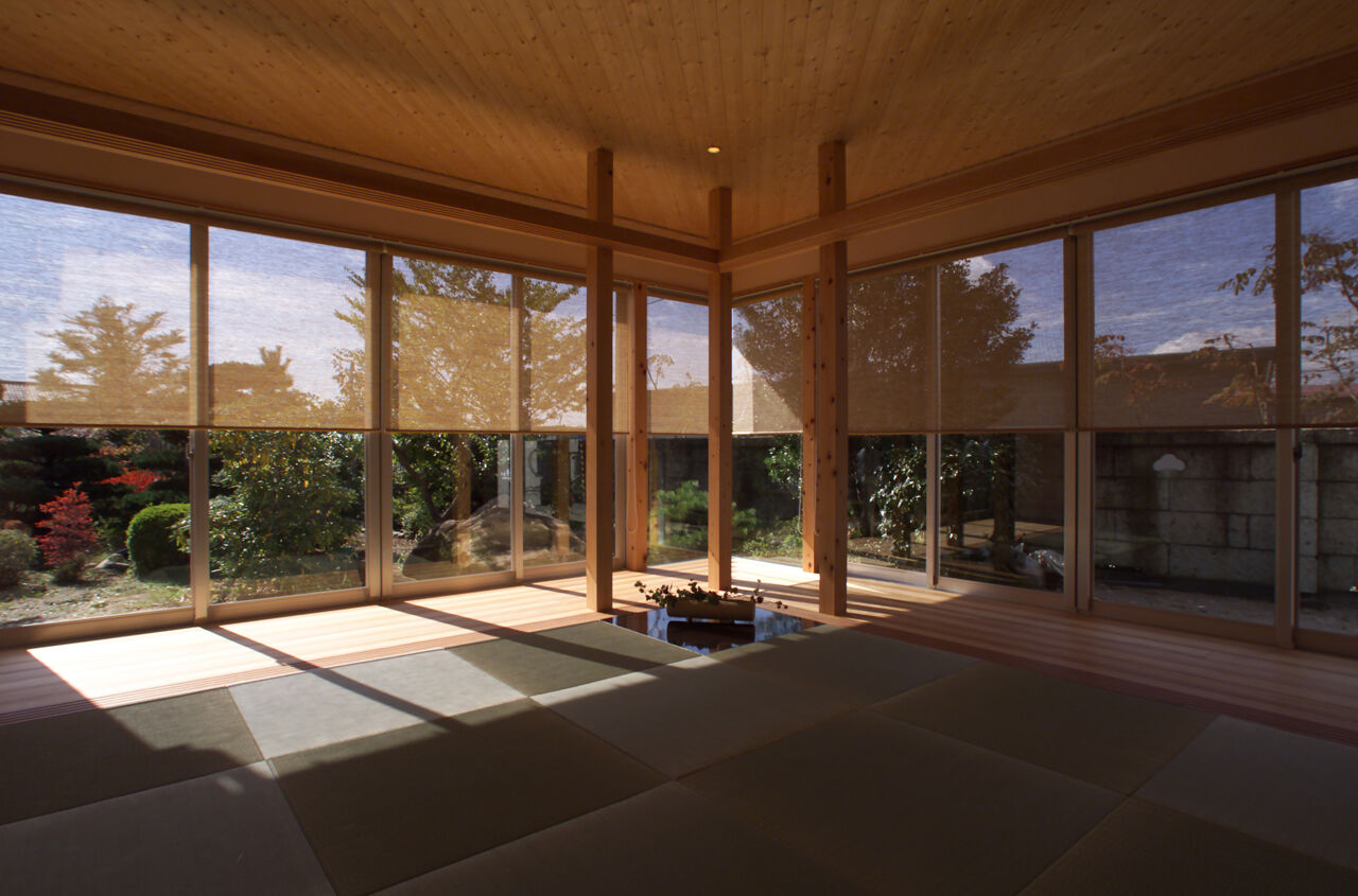 エアコーポレーション 【間取り図有｜4000万円台｜5LDK｜建築家と建てる｜和モダン】庭園を受け継いでいく、美しい水天宮の家の建築実例画像9