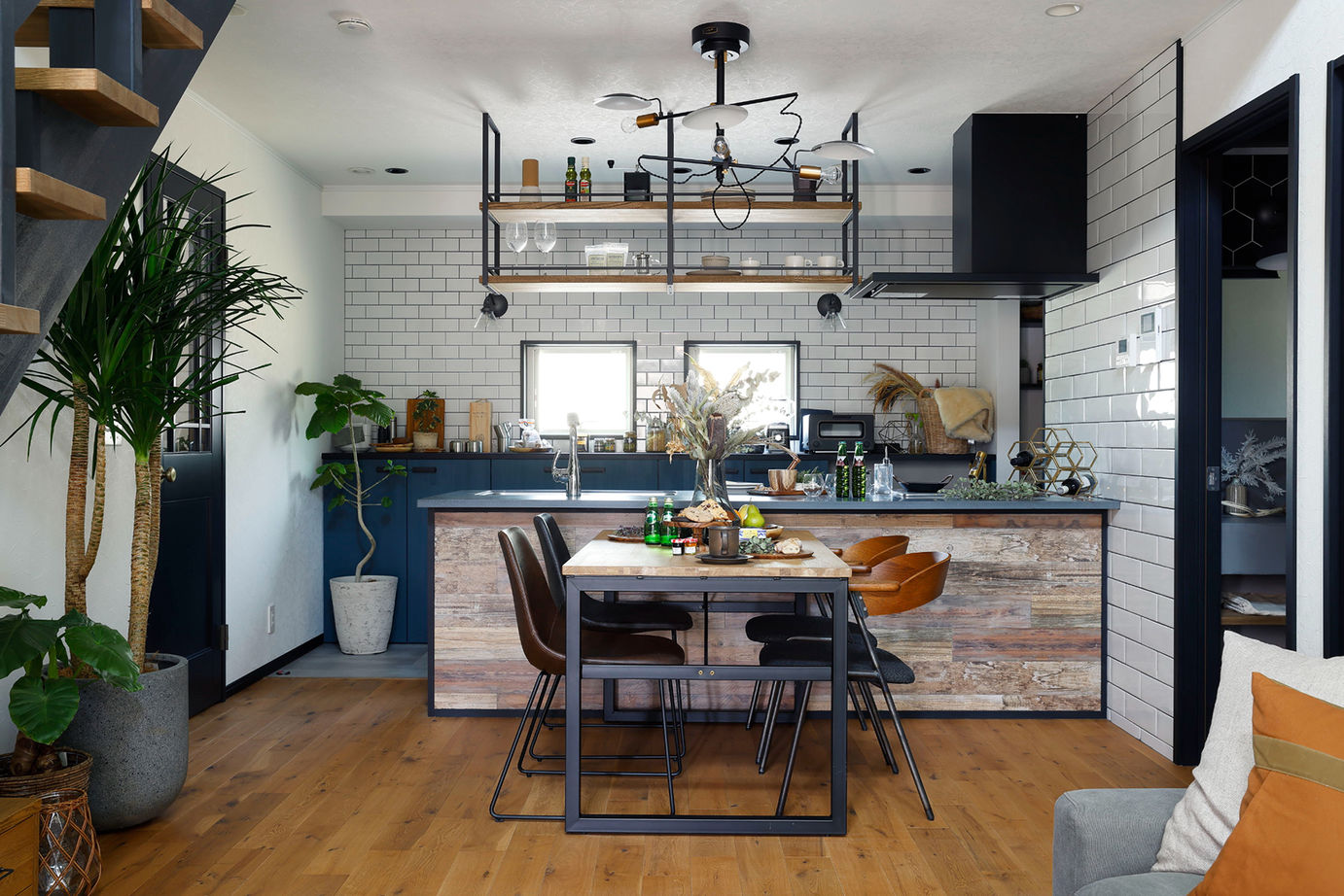 ブルージア 【アメリカンスタイル】吹き抜けの大空間で、お気に入りのインテリアを愉しむの建築実例画像3