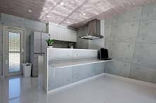 カクニシビルダー 中も外も傾いたデザインが個性的！クルマ好きの憧れを叶えたユニークなガレージハウスの建築実例画像4