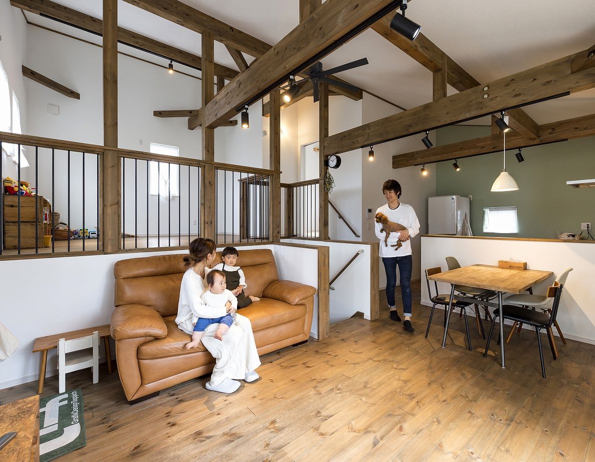 BinO太田 中村住宅工業 【WAVE #パントリー #ニッチ】ワクワク溢れるスキップフロア。趣味を楽しみ自分らしく暮らすの建築実例画像2