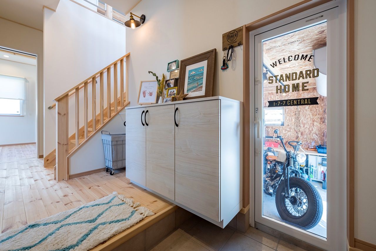 BinO太田 中村住宅工業 【WAVE #アメリカンスタイル #ヤシの木 #シアタールーム】ヤシの木が似合う遊びゴコロのある家の建築実例画像8