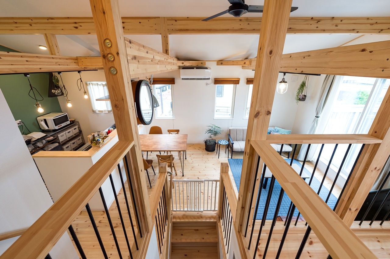 BinO太田 中村住宅工業 【WAVE #ガレージ #ウッドバルコニー #DIY】アウトドアもインドアも！丸ごと遊びつくす家の建築実例画像6