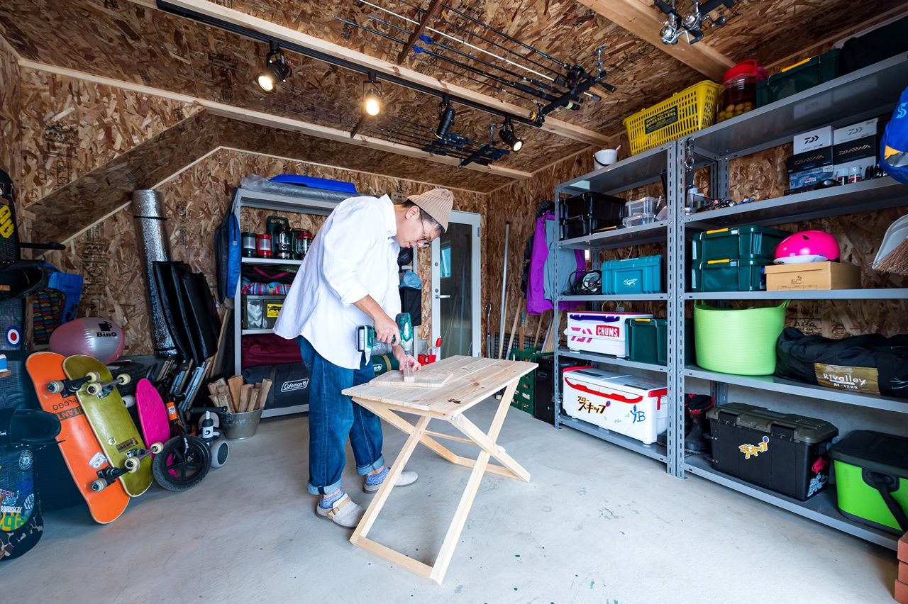 BinO太田 中村住宅工業 【WAVE #ガレージ #ウッドバルコニー #DIY】アウトドアもインドアも！丸ごと遊びつくす家の建築実例画像9