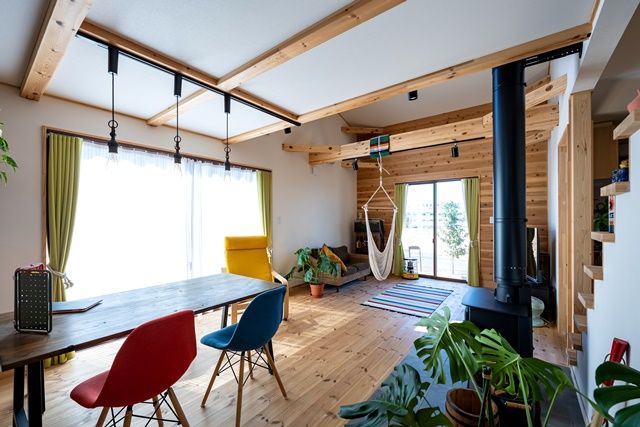 BinO太田 中村住宅工業 【LOAFER #ウッドデッキ #タイル #シューズクローゼット】犬と暮らす お気に入りのモノを愛でる家の建築実例画像4