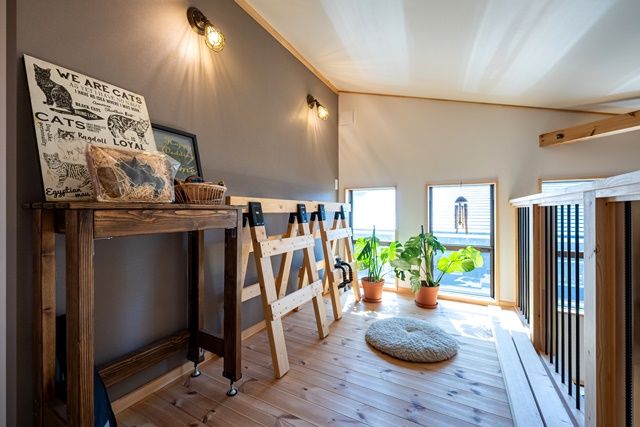 BinO太田 中村住宅工業 【LOAFER #ウッドデッキ #タイル #シューズクローゼット】犬と暮らす お気に入りのモノを愛でる家の建築実例画像5