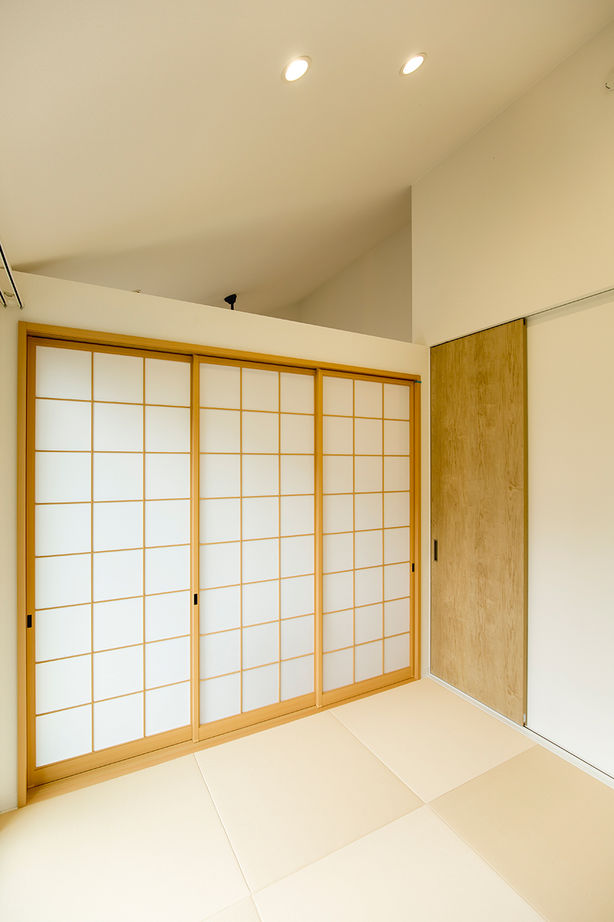 サンエルホーム 【松山市／3LDK】傾斜天井を生かした開放的な平屋風の家。1階で暮らしが完結する暮らしやすさの建築実例画像7