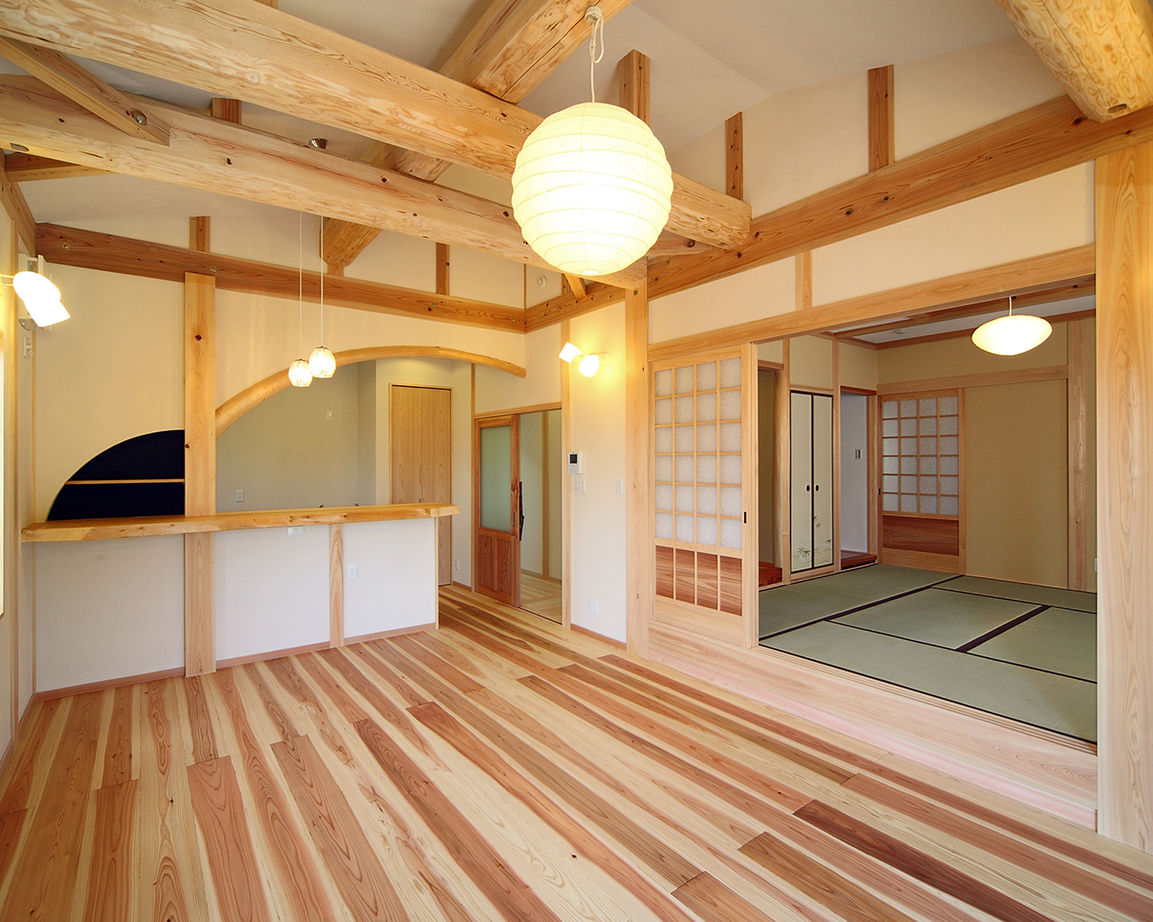 川口建設 【2000万円台/和歌山県/木の家/30坪台】上質な龍神材をふんだんに使用。木は生きていると実感する平屋住宅の建築実例画像2