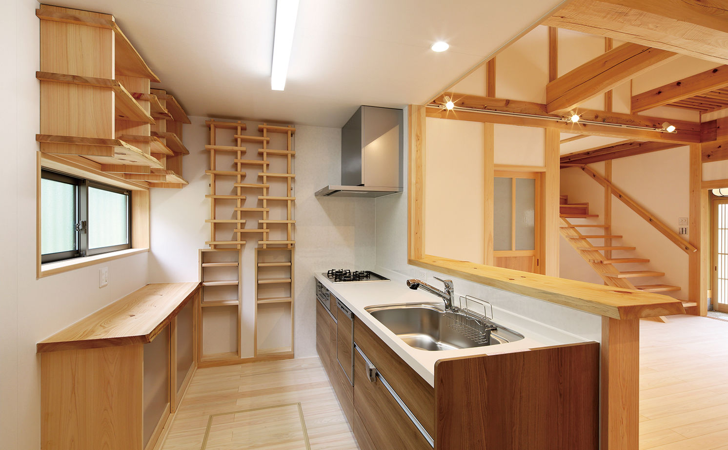 川口建設 【2000万円台/大阪府/自然素材】多種多様な材を使用し、思い出と新しさを感じる「懐新」の家の建築実例画像6