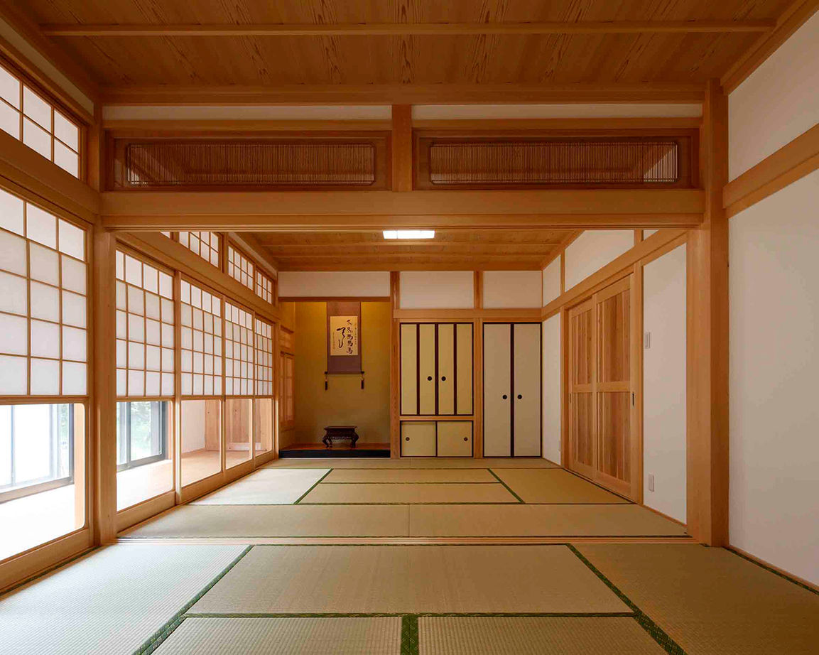 川口建設 【3000万円台/和歌山県/吹き抜け/木の家】様々な無垢材が織り成す、伝統の技と強固な構造・高い断熱性の家の建築実例画像3